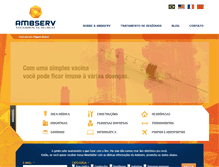 Tablet Screenshot of ambserv.com.br